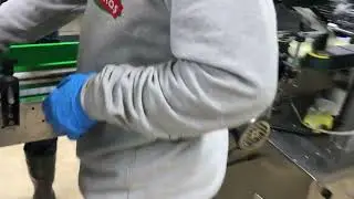 Tulum peyniri kapak sıkma ve Folyo yapıştırma