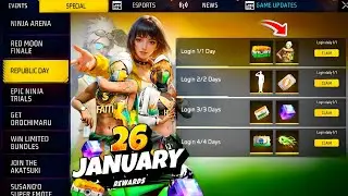 26 January🔥 New Event Free Fire🇮🇳 | Republic Day Event Free Fire | Free Fire New Event| Ff New Event