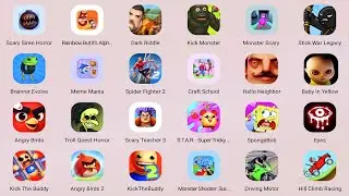Roblox,Run Challenge3D: Parkour Game,Giant Rush,Stealth Master,Brain Puzzle 2,Find the Alien 2,.....