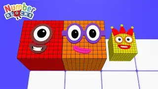 Numberblocks Step Squad Challenge! Count Big Numbers to 100,000!