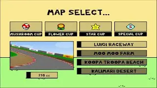 Mario Kart 64 Texture Pack SNES part #1