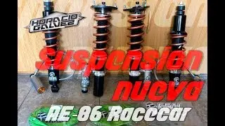 POR FIN LLEGO LA SUSPENSI&Oacute;N FEAL 442 I AE-86 RACECAR