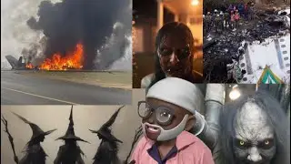 Ghanaian Witches Had A Plane Crash Last Night🤣🤣Herr Ghana Pilot Is Injured and co pilot at mortuary🤣