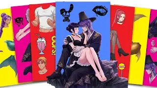 [🌟 PAPER DIY 🌟] Mystery & Zoey &mdash; Vampire x Maid Transformation! 🦇🖤✨ | K-pop Demon Hunters ✨