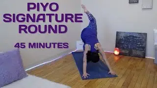 PiYo Signature Round | 45 Minute Full Body No Equipment Workout | Yoga Inspired at Home