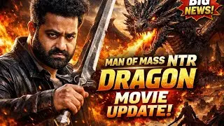 NTR DRAGON Movie Update 🔥 Man of Mass Powerful Comeback | TeluguDRAGON 🐉 NTR New Movie Update 