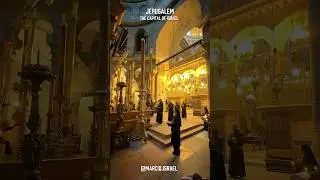 ✝️🔥 Dentro do Santo Sepulcro: o Cora&ccedil;&atilde;o da F&eacute; Crist&atilde; 🔥✝️ #jerusalem #israel #travel