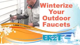 How to winterize outdoor faucet tap - DIY