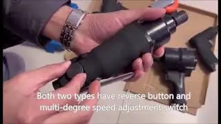 Industrial grade pistol type air screwdriver with high quality