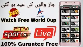 Best Free Live Tv App 2019 | Jazz/Warid Free Live Tv | Ptv Sports Live