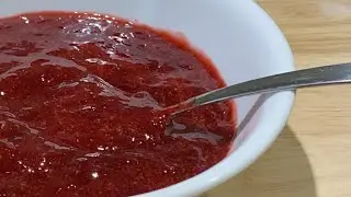 Easy Strawberry Jam Recipe with Frozen strawberry