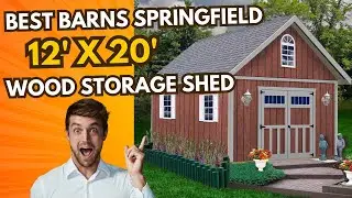 Ultimate Springfield Best Barn DIY Wood Shed Kit Tour!
