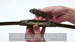 How to Fit MICHELIN Radius Beam Wiper Blades with 22mm Push Button Fitting to Your Car