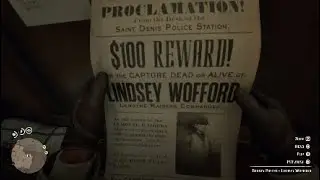 Red Dead Redemption 2 How To Capture Lindsey Wofford Alive Bounty Hunting