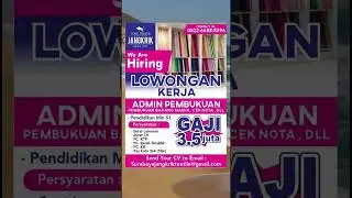LOWONGAN KERJA HARI INI, INFO LOKER TERBARU HARI INI #loker #shrots #hiring