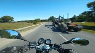 [4K] SUMMER MORNING RIDE | PURE [RAW] ENGINE SOUND | SUZUKI GSF650 (BANDIT)