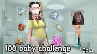 HE GOT CAUGHT CHEATING TWO TIMES?! 100 baby challenge with a man!?? EP:3
