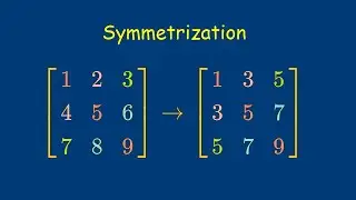 Symmetrization