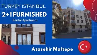 Turkey Furnished 2+1 Apartment on Rent on Asian Side of Istanbul near Atasehir Maltepe District