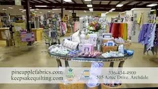 Spring Warehouse Sales Event at Pineapple Fabrics Keepsake Quilting Factory Outlet Store!