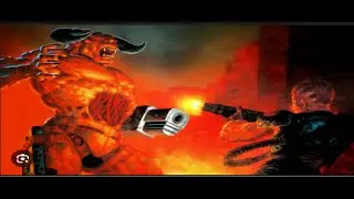 Legendary Doom2 with moded graphics Raytrace map 04 - The Focus