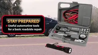 Performance Tool W1556 Commuter Emergency Roadside Safety Tool Kit