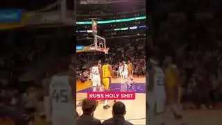 Russell Westbrook poster on Rudy Gobert Fan view