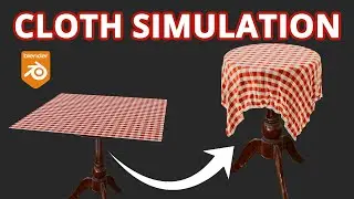 Cloth Simulation in Blender 4.3