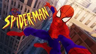 SPIDER-MAN PC - Spider-Man '94 Animated Series Suit Mod (Free Roam Gameplay)