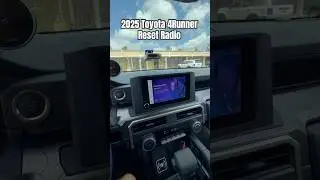 2025 4Runner Reset / Reboot Multimedia System Radio Stereo System
