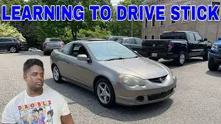 Mesa's first time driving Stick Shift I RSX Type-S (4K)