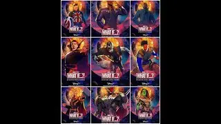 Marvel Studios What If...? Title Reveal video of Every Episode #whatif #marvel #disneyplus