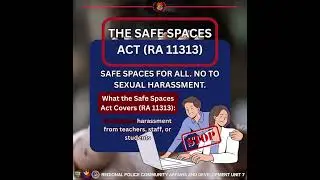 RA 11313 THE SAFE SPACES ACT