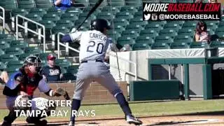 Kes Carter, Tampa Bay Rays, Swing Mechanics, @SlowMoMechanics @MooreBaseball