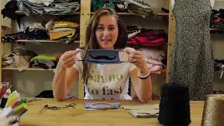 TUTORIAL RICAMO SEMPLICE, COME FARE UNA MASCHERINA CON BAFFO RICAMATO | REPUNTO