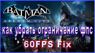 Batman Arkham City КАК УБРАТЬ ЛОК В 60 ФПС // Batman Arkham City КАК УБРАТЬ ОГРАНИЧЕНИЕ ФПС
