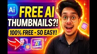 😱 Make Trending YouTube Thumbnails for FREE with AI | Step-by-Step Tutorial