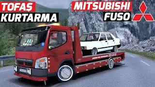 TOFAŞI ÇEKİCİ İLE ÇEKİYORUZ // MITSUBISHI FUSO KURTARICI MODU !!