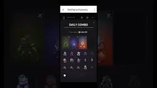 Pixel tap by PixelVerse daily combo 25 June 2024 100% completion.
