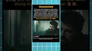 In The Boys S1 (2019), Butcher is a Perfect Master Liar 😂.