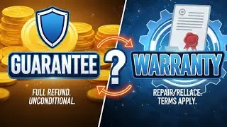 GUARANTEE vs WARRANTY   Difference between Guarantee and Warranty | Easy Explanation in English 
