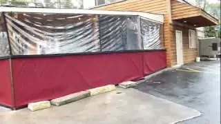 Clear Plastic Patels for Restaurant Patio