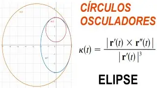 C&iacute;rculos OSCULADORES a una ELIPSE | C&aacute;lculo III