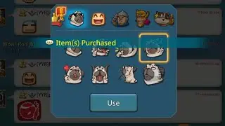 Buying cat and dog emoji pack in new kd account #lordsmobile