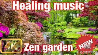 🆕healing music 🏼👉 healing music for body and soul must watch , 4k Zen Garden