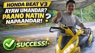 HONDA BEAT V3 WALANG KURYENTE AYAW UMANDAR😭 PAANO PAANDARIN ANG BEAT V3? 🛵
