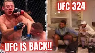UFC 324 REACTION!! Justin Gaethje DESTROYS Paddy Pimblett! | Sean O'Malley and Jean Silva are BACK!!