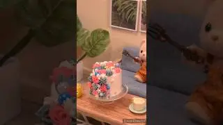 Beautiful Mini Colourful Cake🎂 #funny #tricks #kids #yumupcake#shorts
