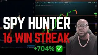 How to stay profitable Trading SPY 0DTE [16 Win Streak!] Up +704% (Day 16)