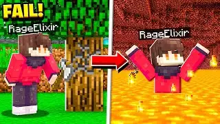 My First Time Speedrunning Minecraft.. *RAGE QUIT*